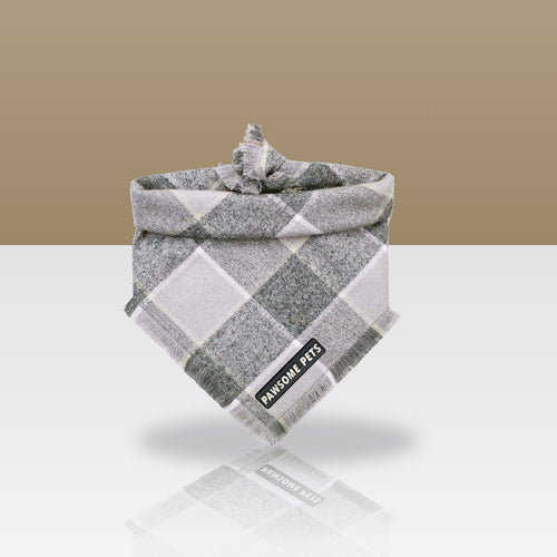 Bandana Luca pour chien, sur fond doux