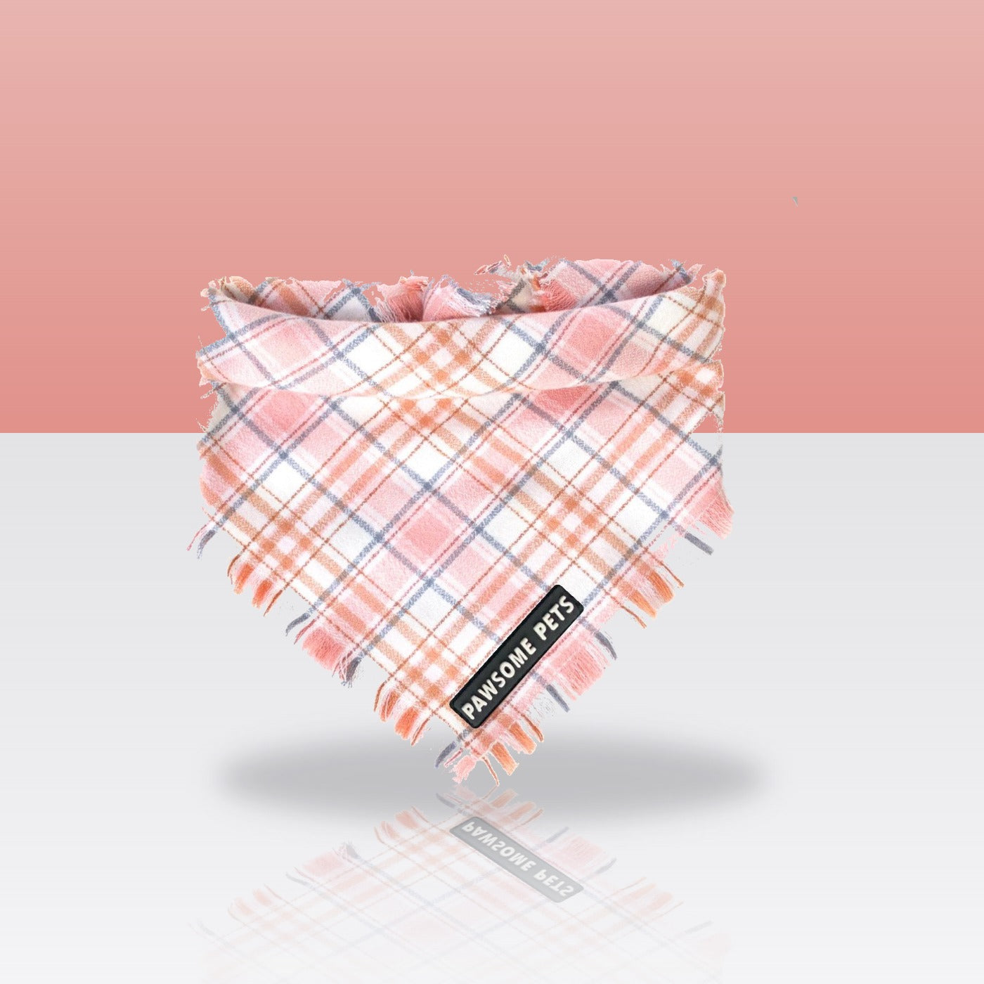 Bandana Layla pour chien, sur fond coloré
