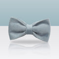Nœud papillon gris bleu pour collier de chien