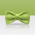 Nœud papillon vert prairie pour collier de chien