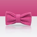 Nœud papillon rose foncé pour collier de chien