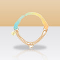 Collier en corde à chaîne motif bulles pour chien