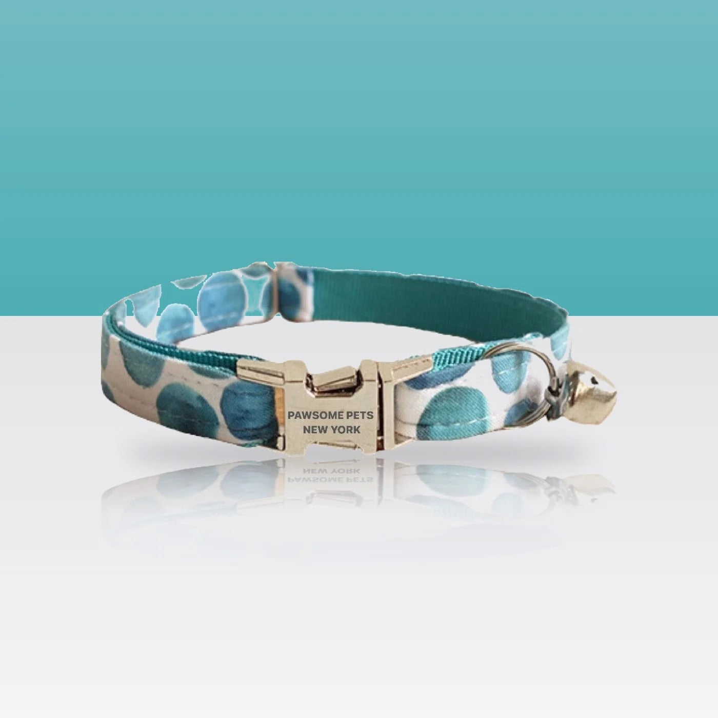 Collier bleu lune pour petit chien et chat