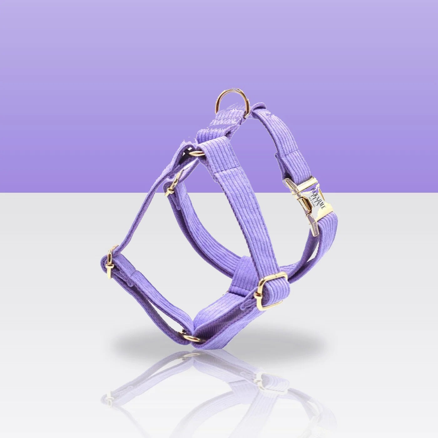 Harnais réglable violet vif pour chien