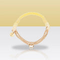 Collier en corde à chaîne Limonade pour chien
